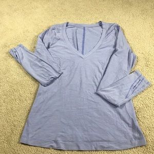 Lululemon thin knit long sleeve top